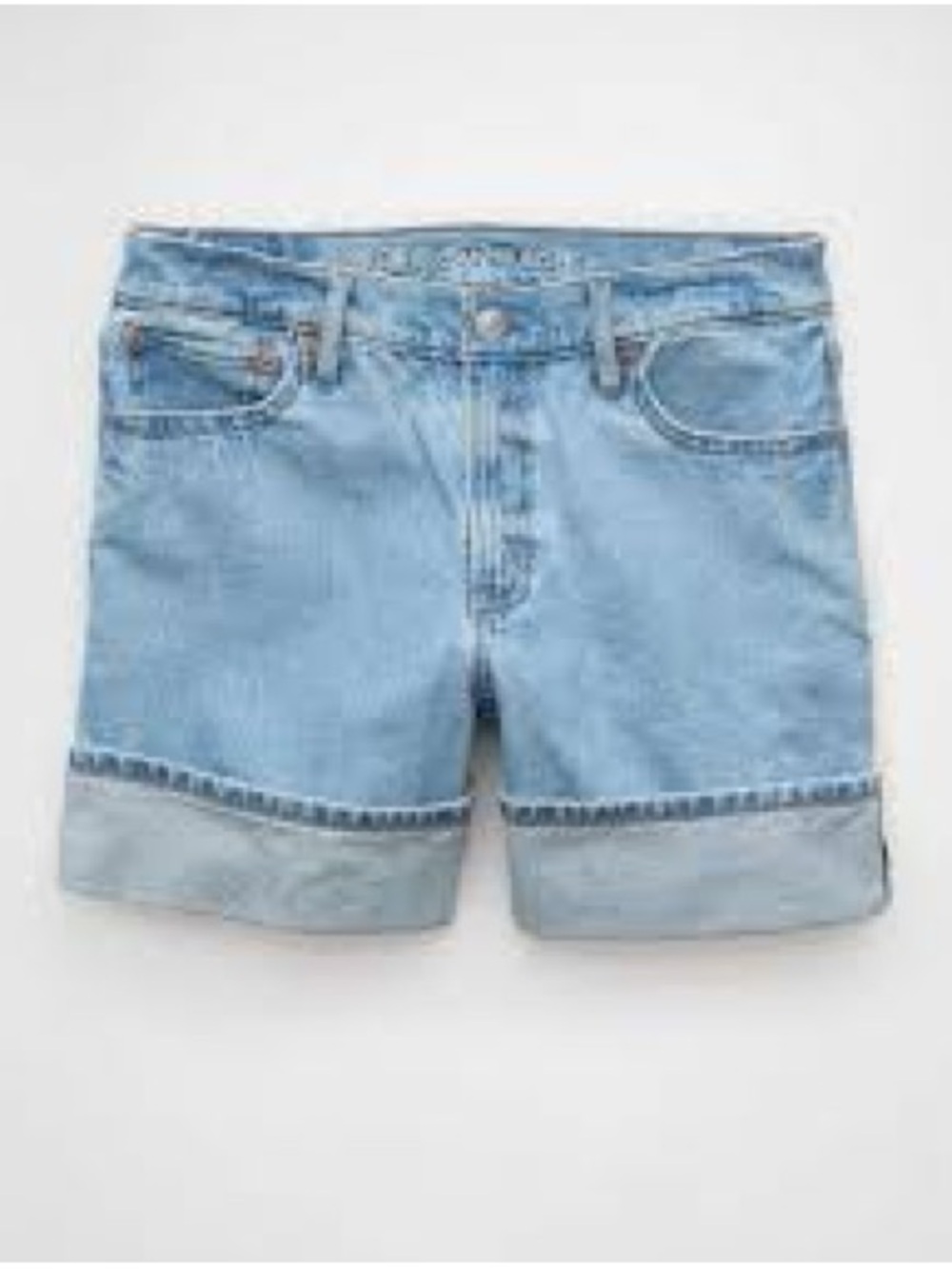 AE 6" STRIGID SUPER
HIGH-WAISTED RELAXED DENIM Shorts